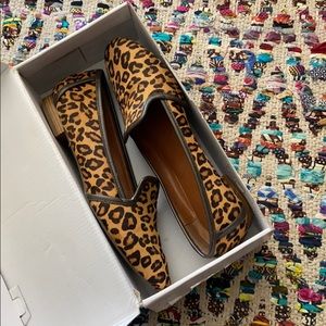 Banana Republic leopard print loafers